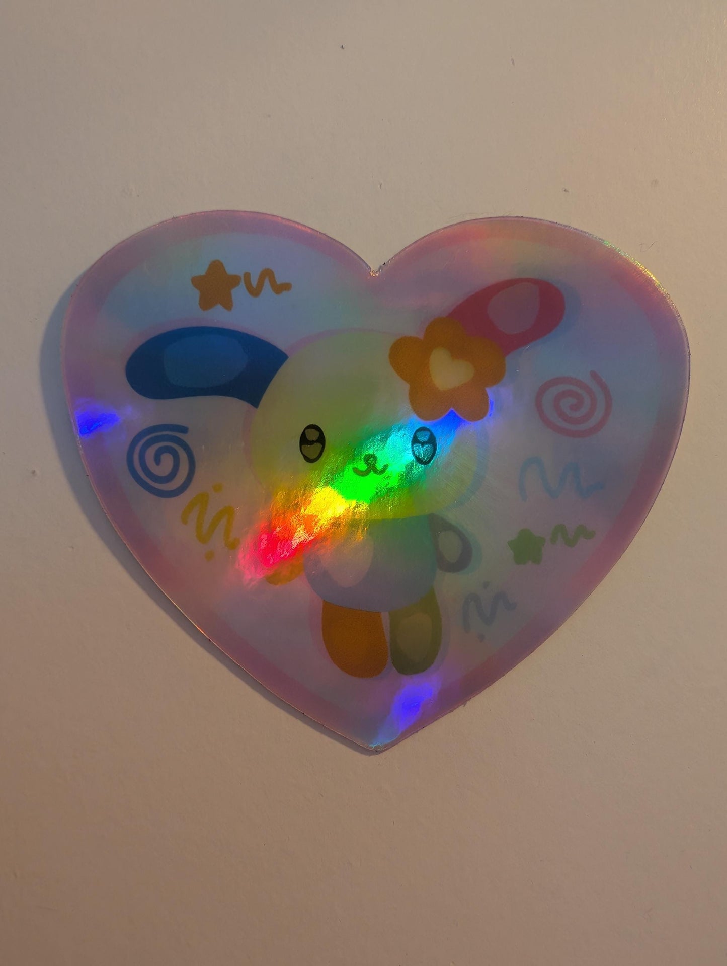 Heart Holographic Sticker