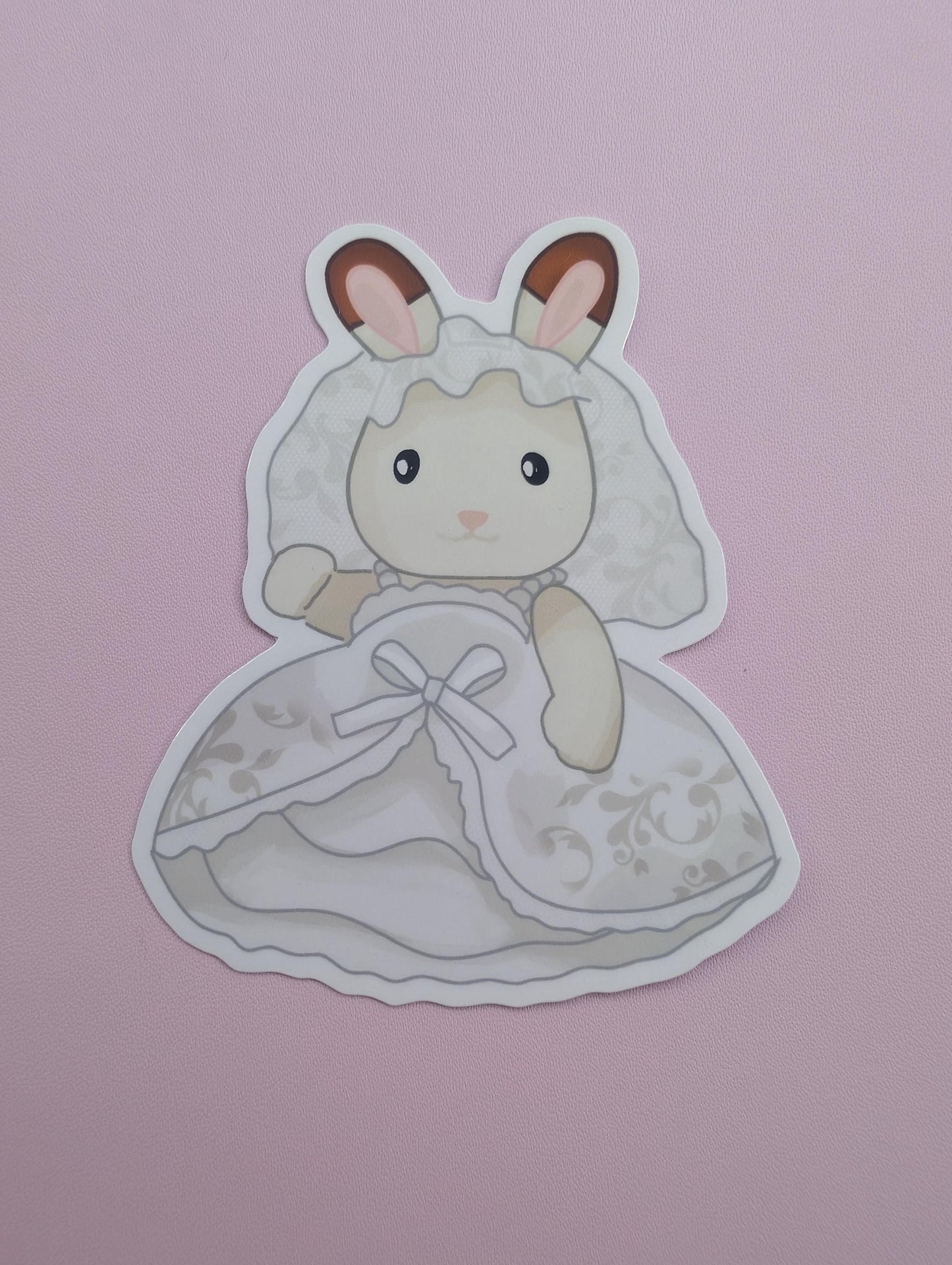 Bunny Wedding Bride And Groom Sticker