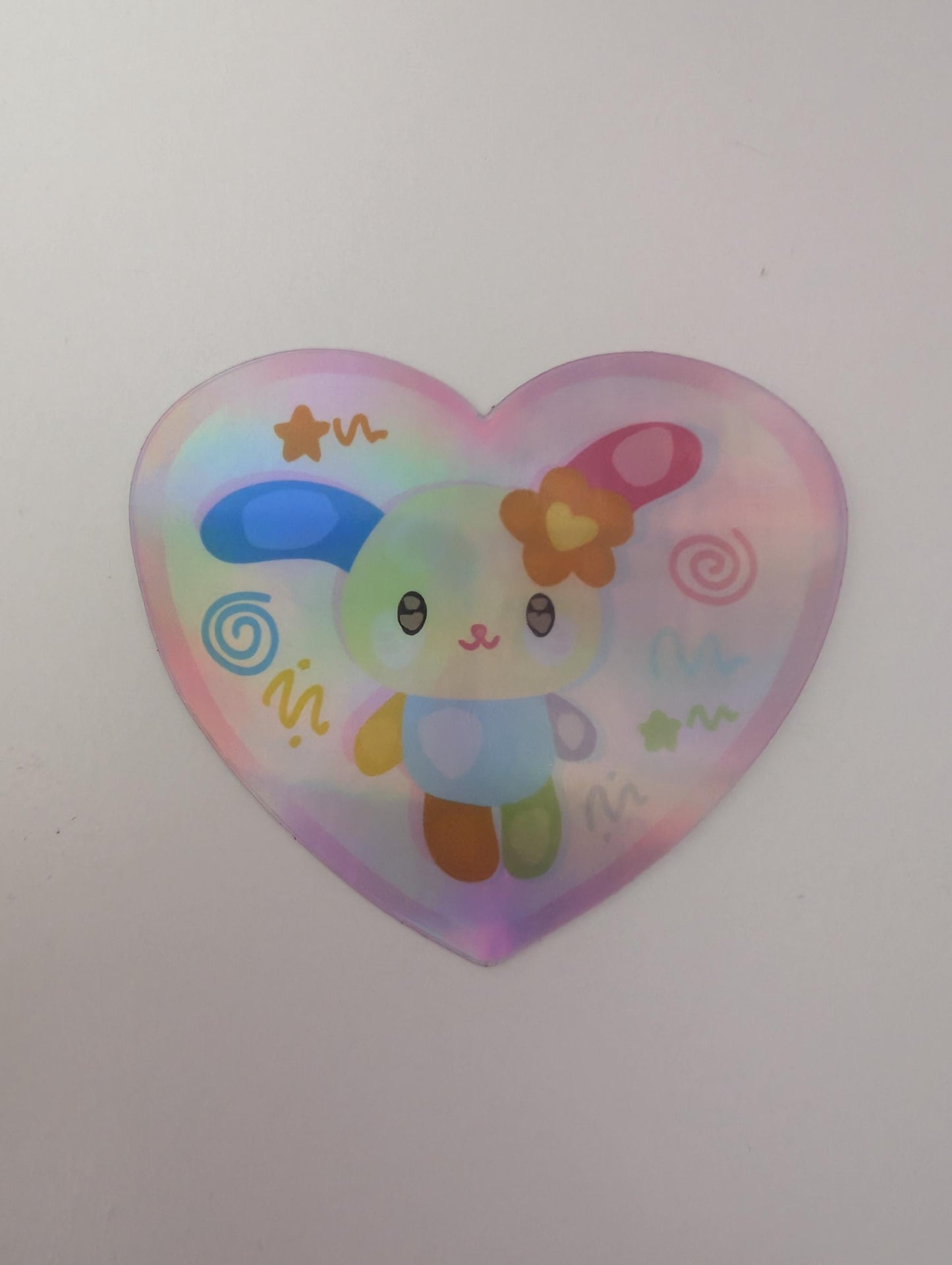 Heart Holographic Sticker