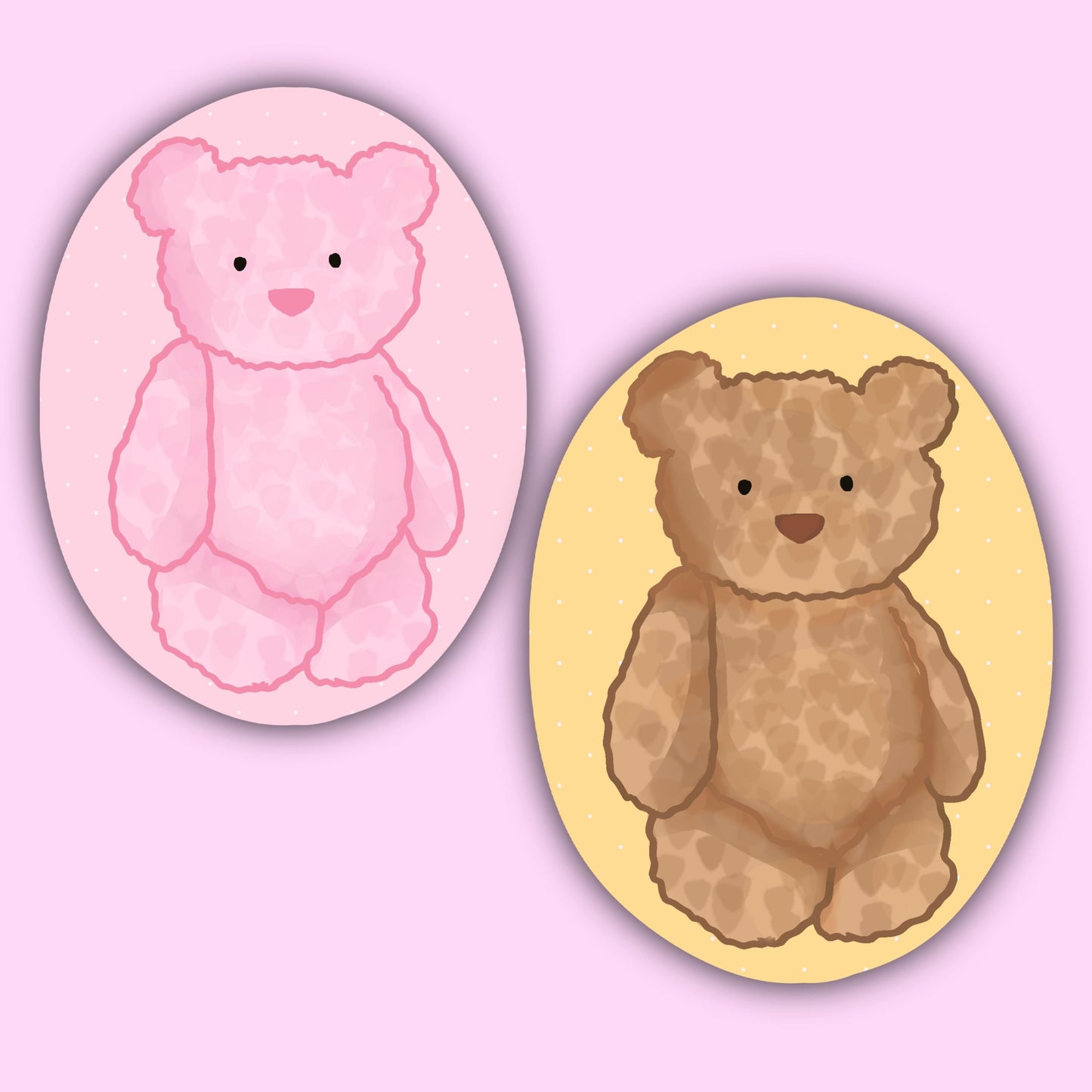 jelly plush stickers