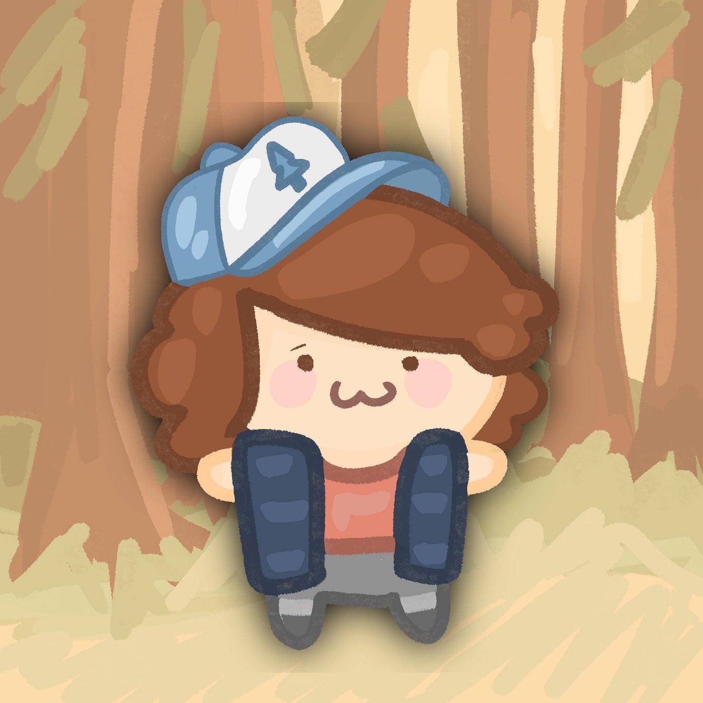 Mabel And Dipper Sticker & Key chain