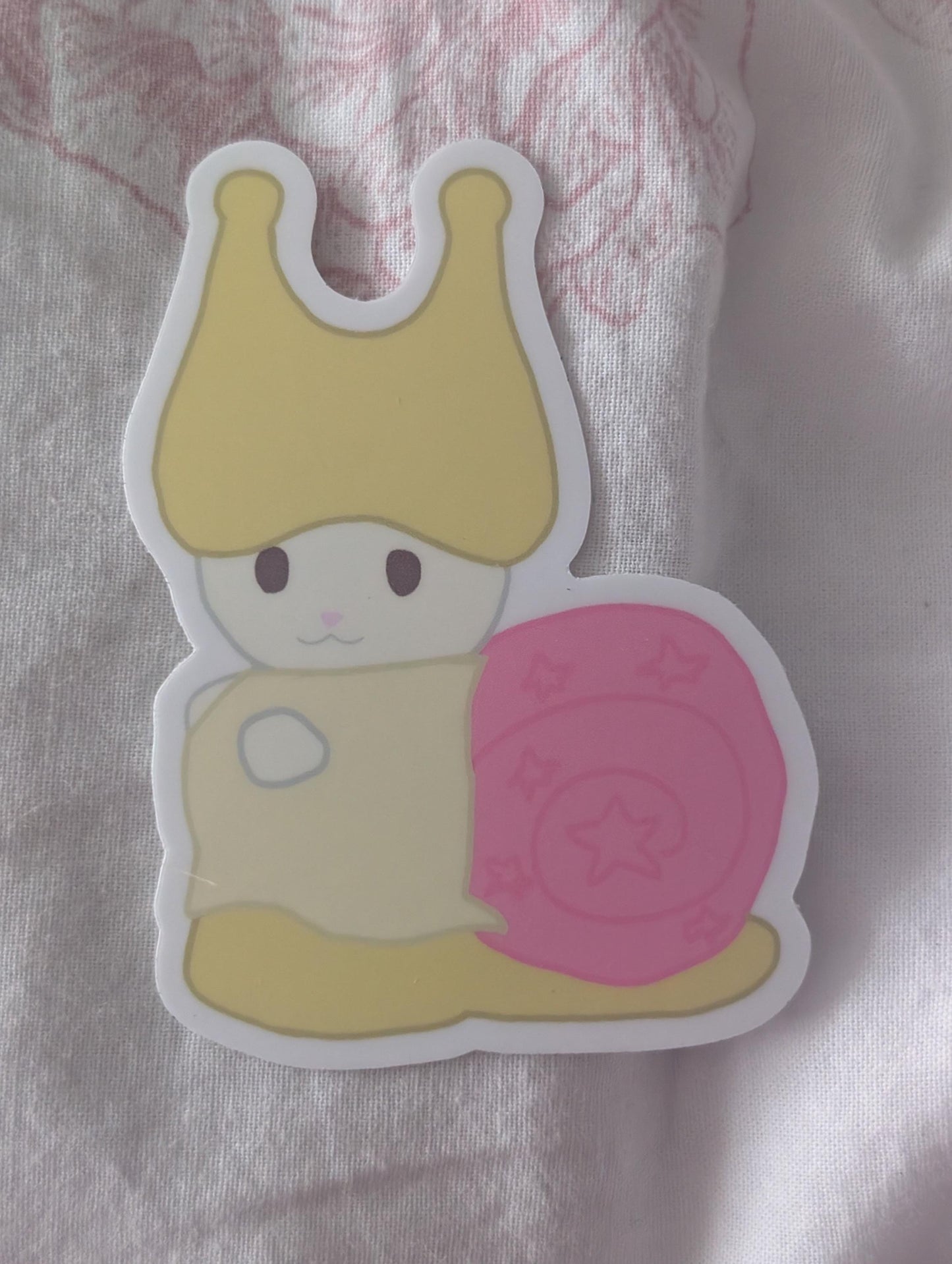 Cat Baby Snail Sticker - Shiny Glitter Version