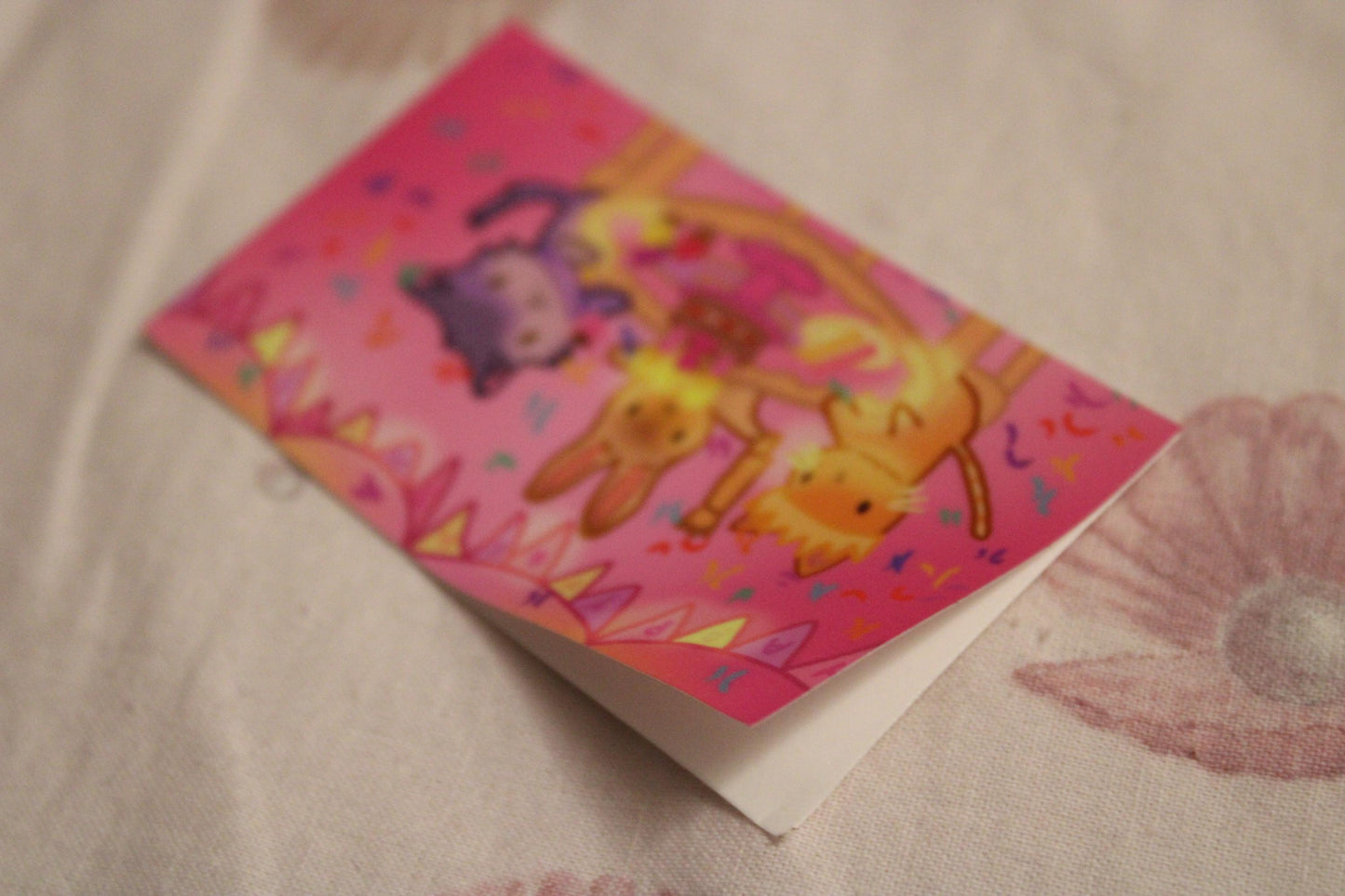 Kawaii Animal Tea Party Birthday Sticker