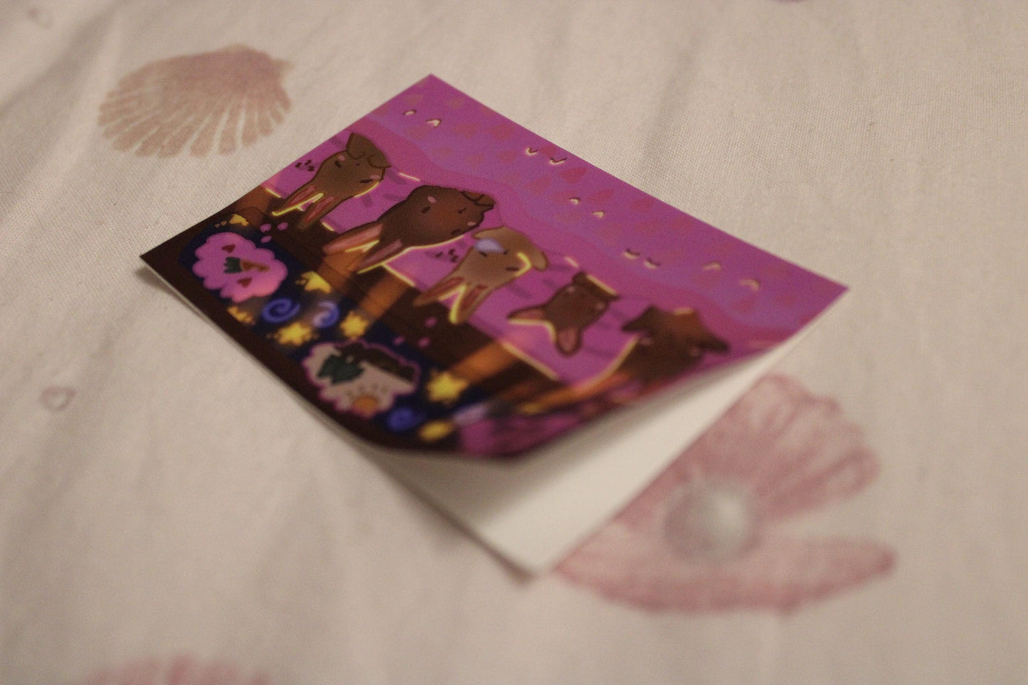 Sleeping Bunnies Sticker
