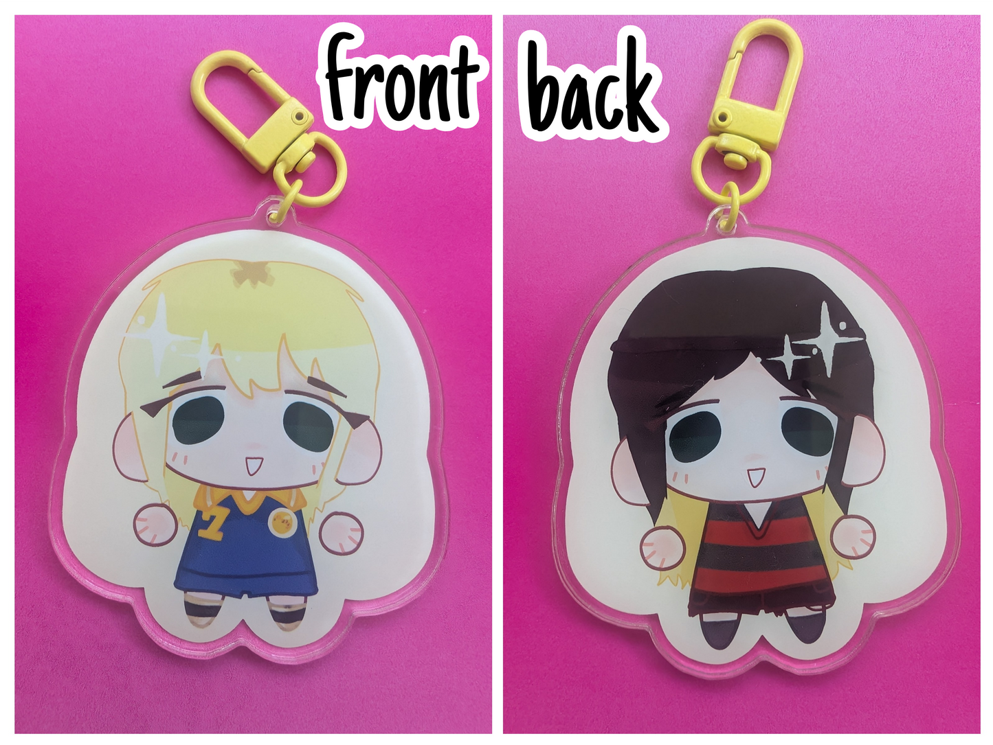 Yellowjackets Character Stickers & Key chains - Shauna, Jackie, Lottie, Natalie, Mari, Misty, Taissa, Van