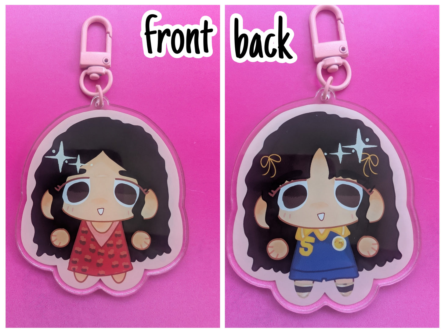 Yellowjackets Character Stickers & Key chains - Shauna, Jackie, Lottie, Natalie, Mari, Misty, Taissa, Van
