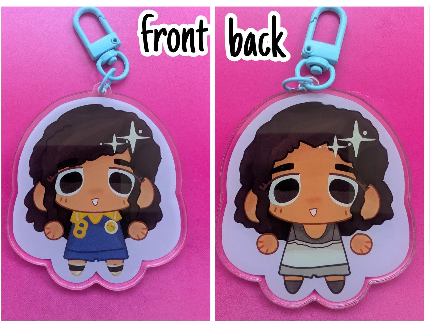 Yellowjackets Character Stickers & Key chains - Shauna, Jackie, Lottie, Natalie, Mari, Misty, Taissa, Van