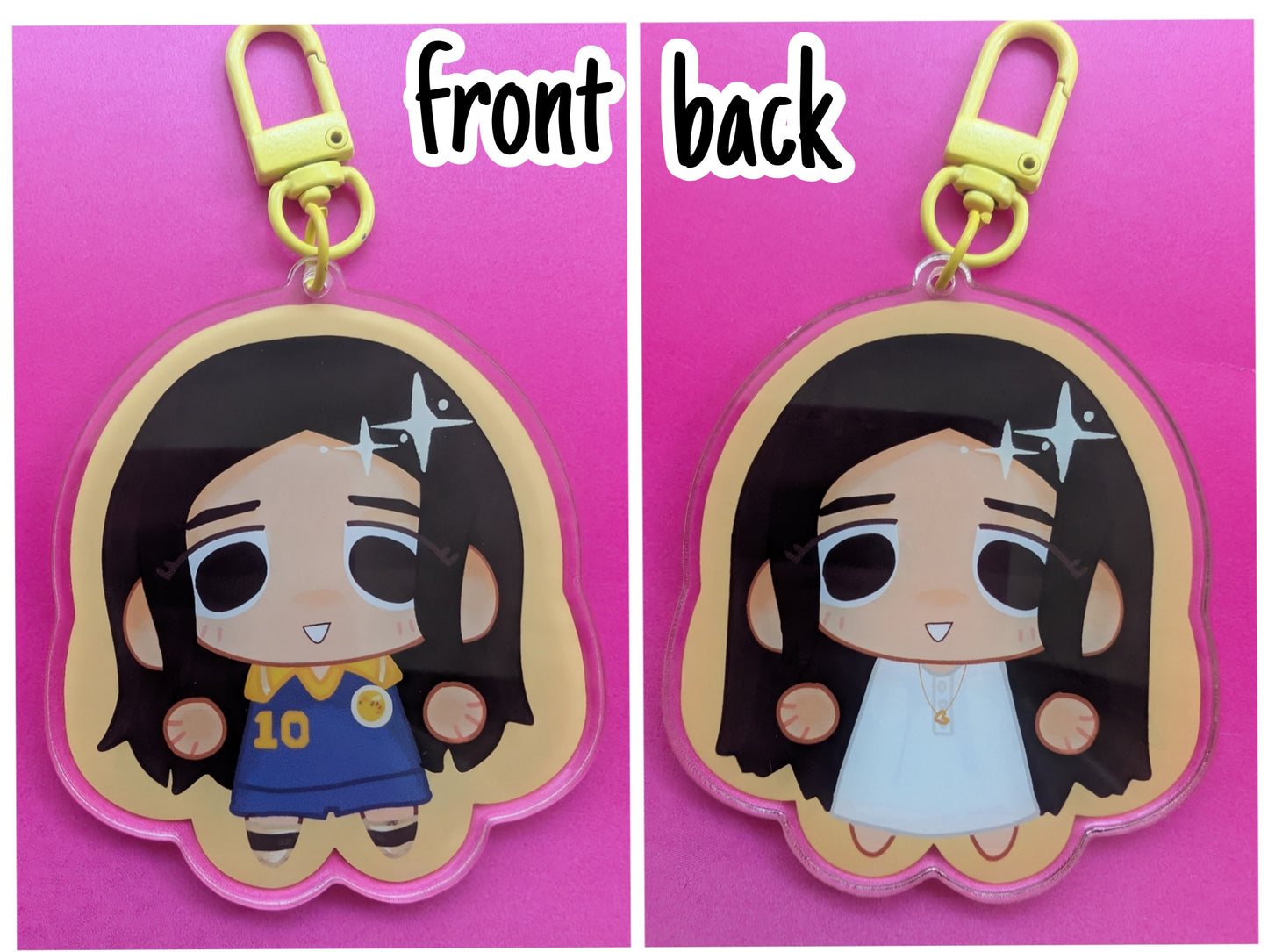 Yellowjackets Character Stickers & Key chains - Shauna, Jackie, Lottie, Natalie, Mari, Misty, Taissa, Van