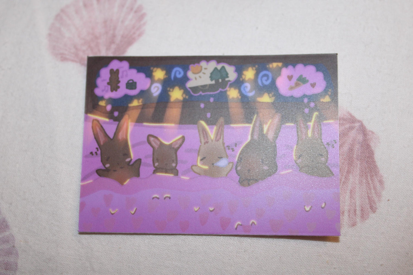 Sleeping Bunnies Sticker