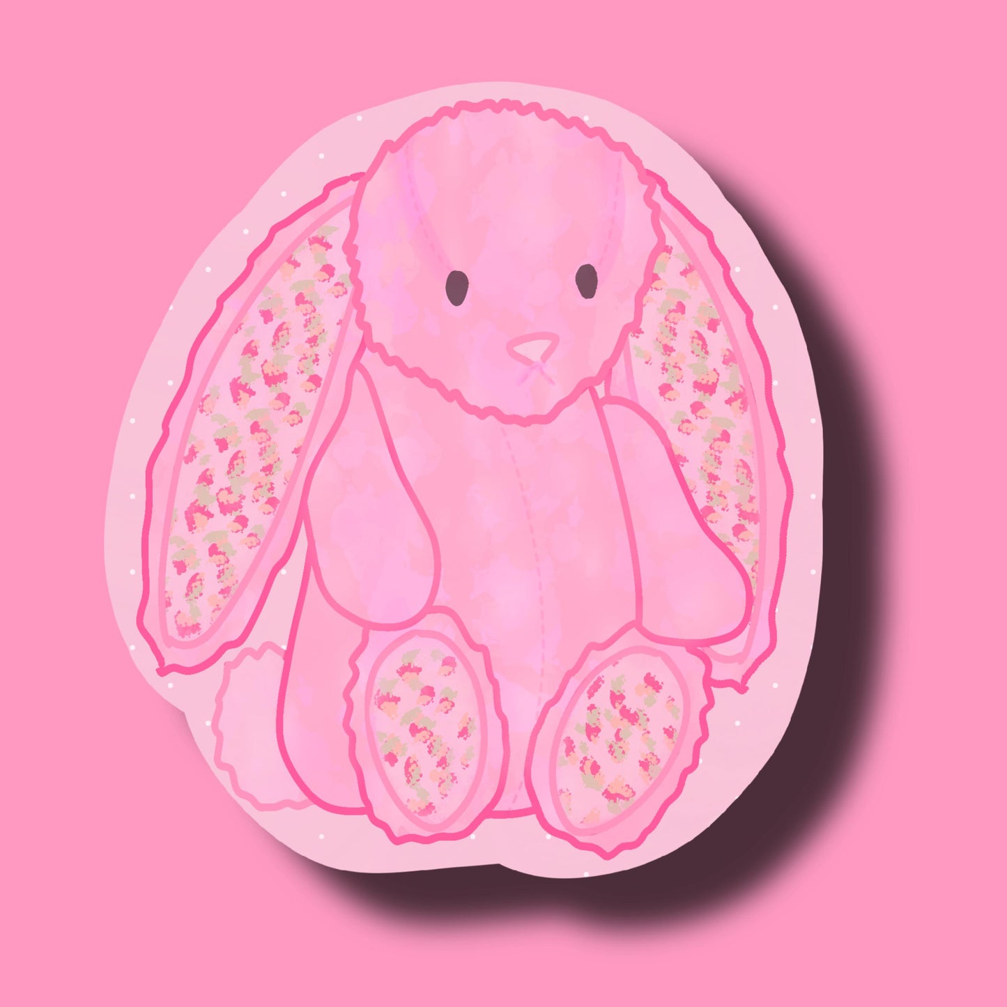 jelly plush stickers