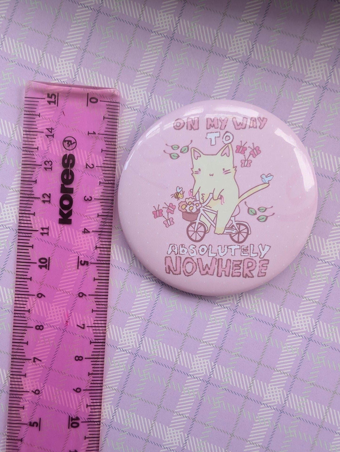 On My Way To Absolutely Nowhere - Sticker & Badge