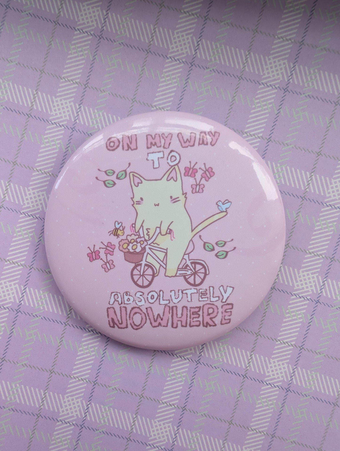 On My Way To Absolutely Nowhere - Sticker & Badge