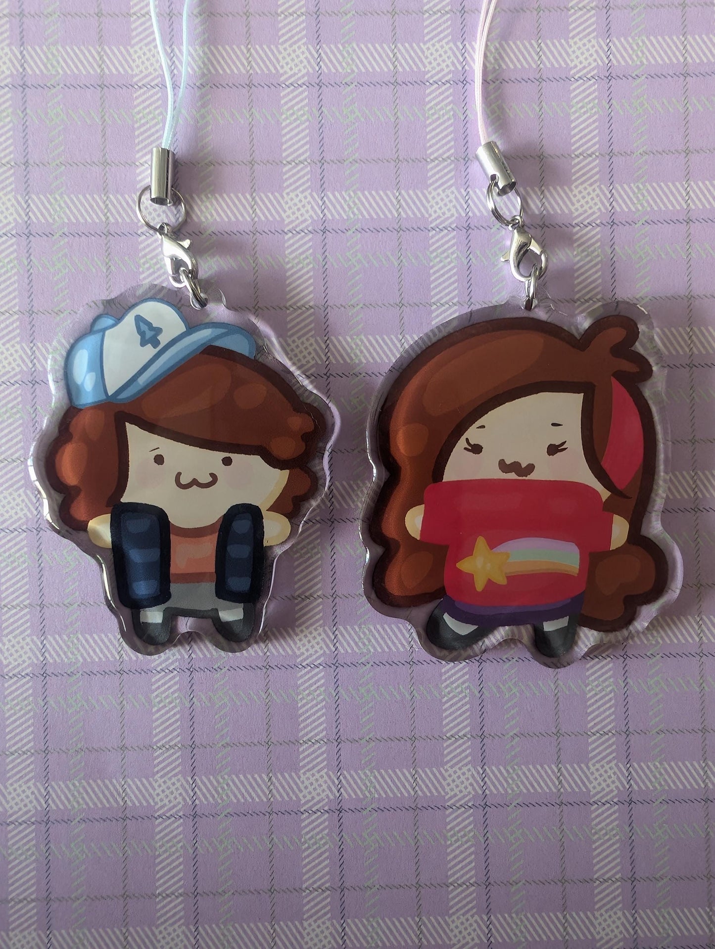 Mabel And Dipper Sticker & Key chain
