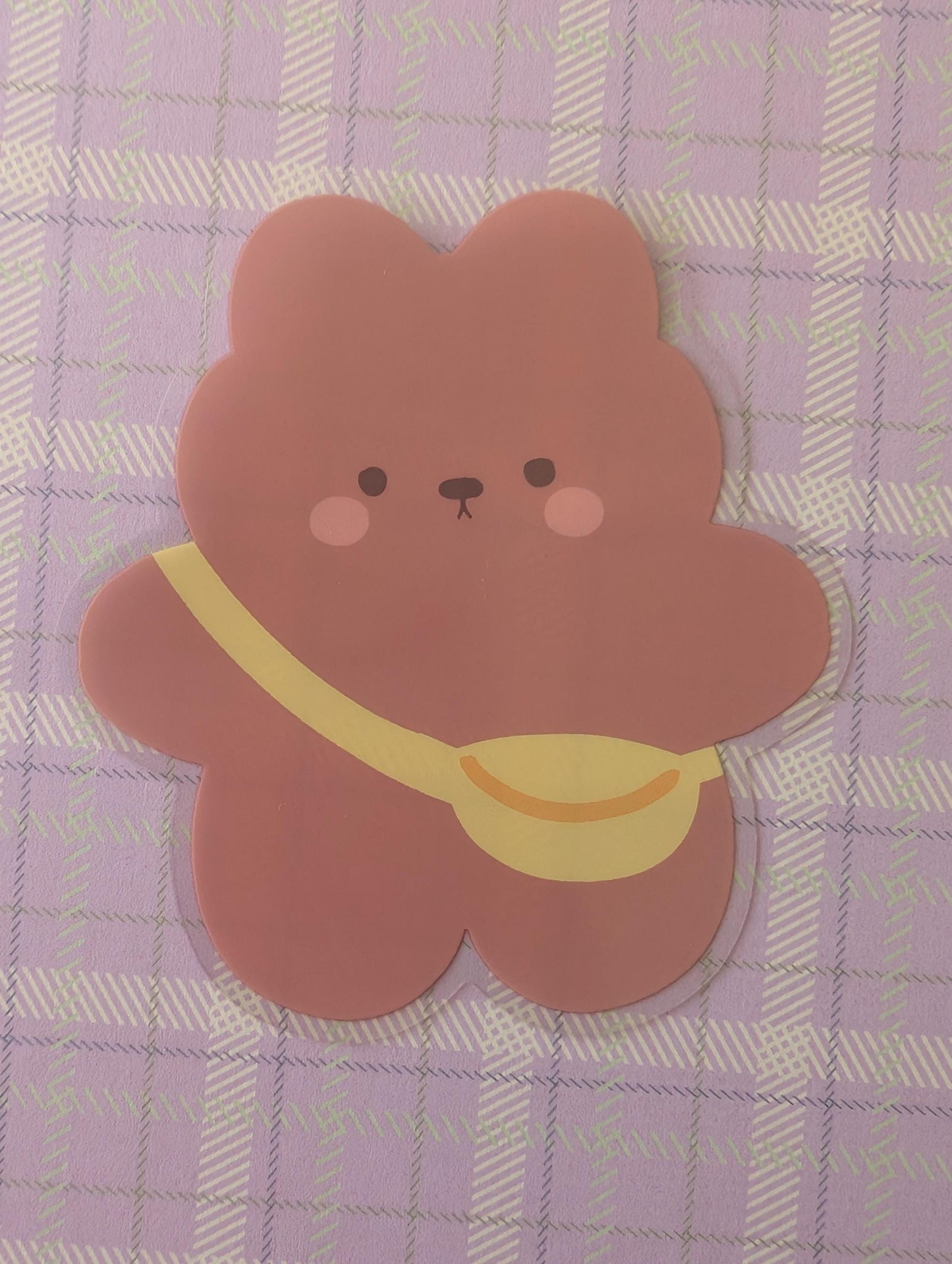 Woodsy Sticker Sheet, Puppy, Cat, Bear Characters